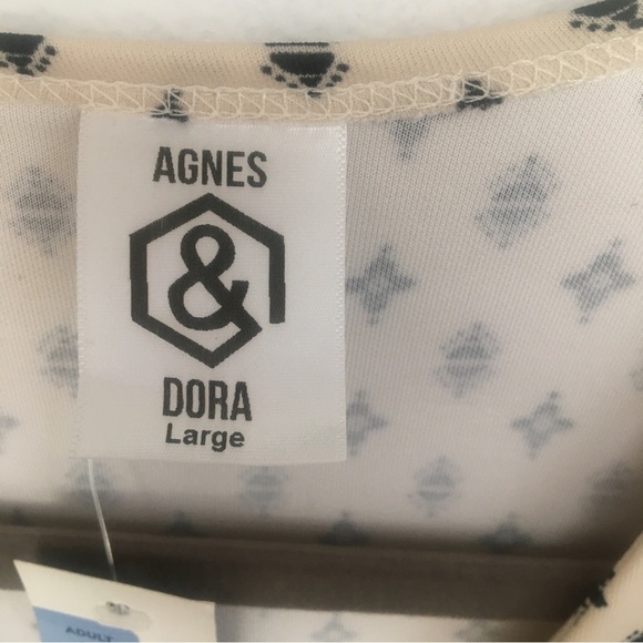 Agnes & Dora Tan Fit n Flare Aline dress L Large NWT​​​ - Picture 4 of 6